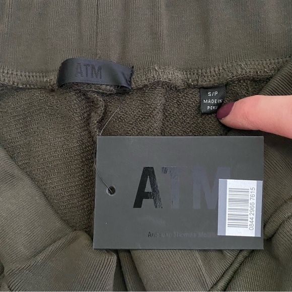 NWT ATM cotton terry joggers - Picture 7 of 14